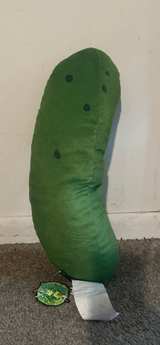 Rick and Morty Pickle Rick Plush - Image 3