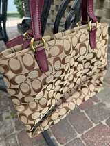 Coach Signature Stripe Tote Bag - Image 8