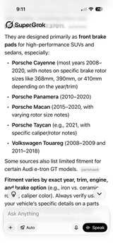 Centric Premium Metallic Brake Pads with Hardware Kit Porsche cayenne panamera - Image 2