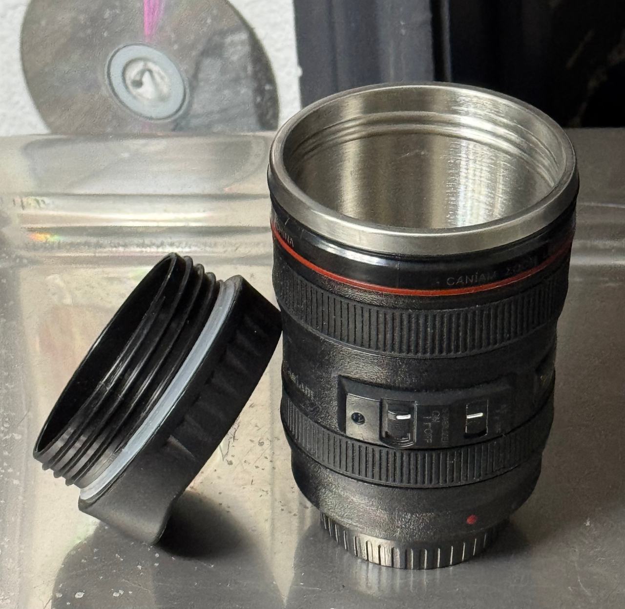 Caniam Camera Lens Travel Mug