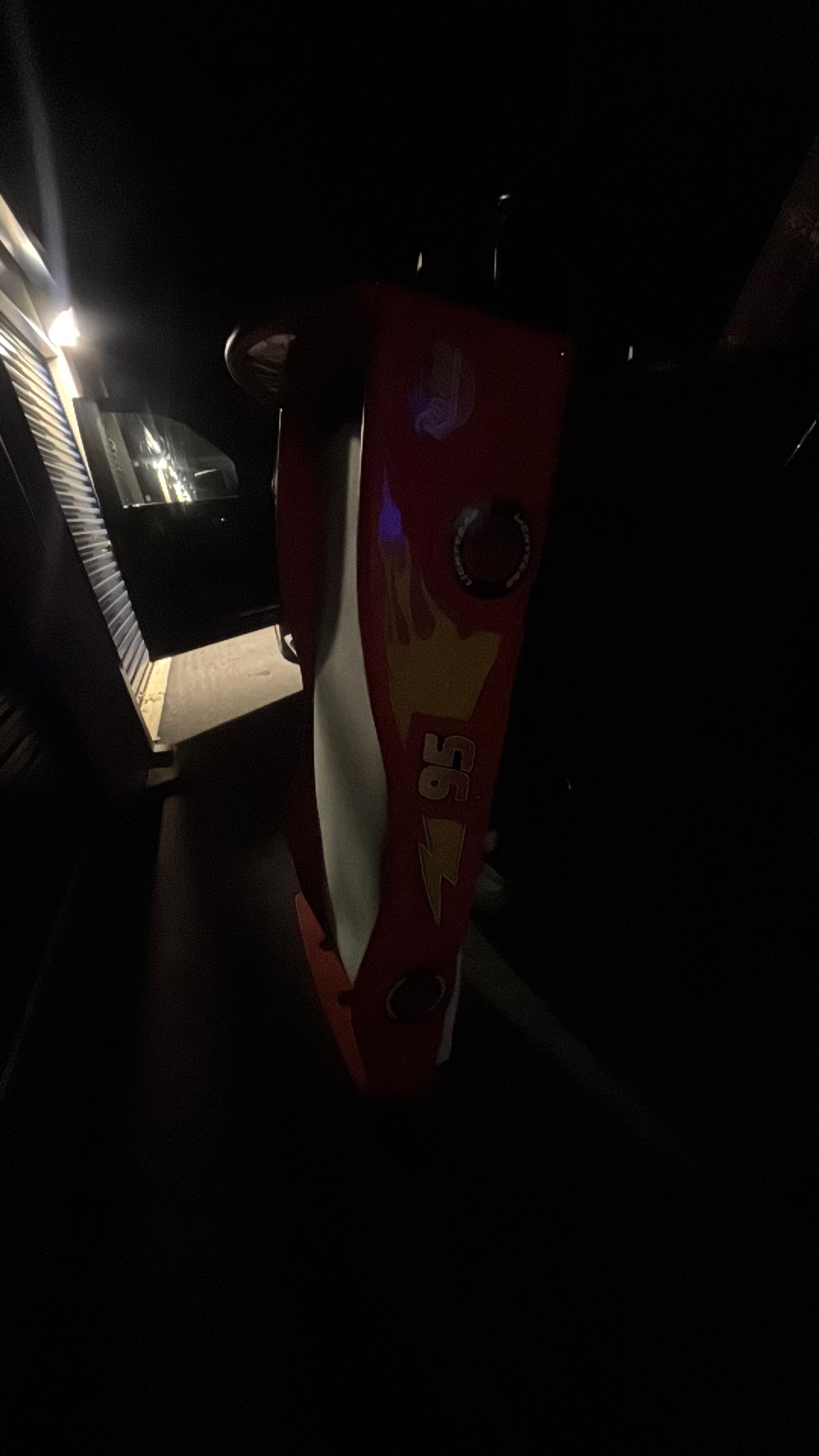 Disney Lightning McQueen Red Twin Bed with Trundle - Image 3