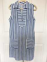 Kayce Hughes Striped Sleeveless Belted Dress size 6 - Image 7