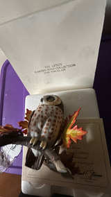 Lenox Vintage Saw-Whet Owl Porcelain Figurine - Image 7