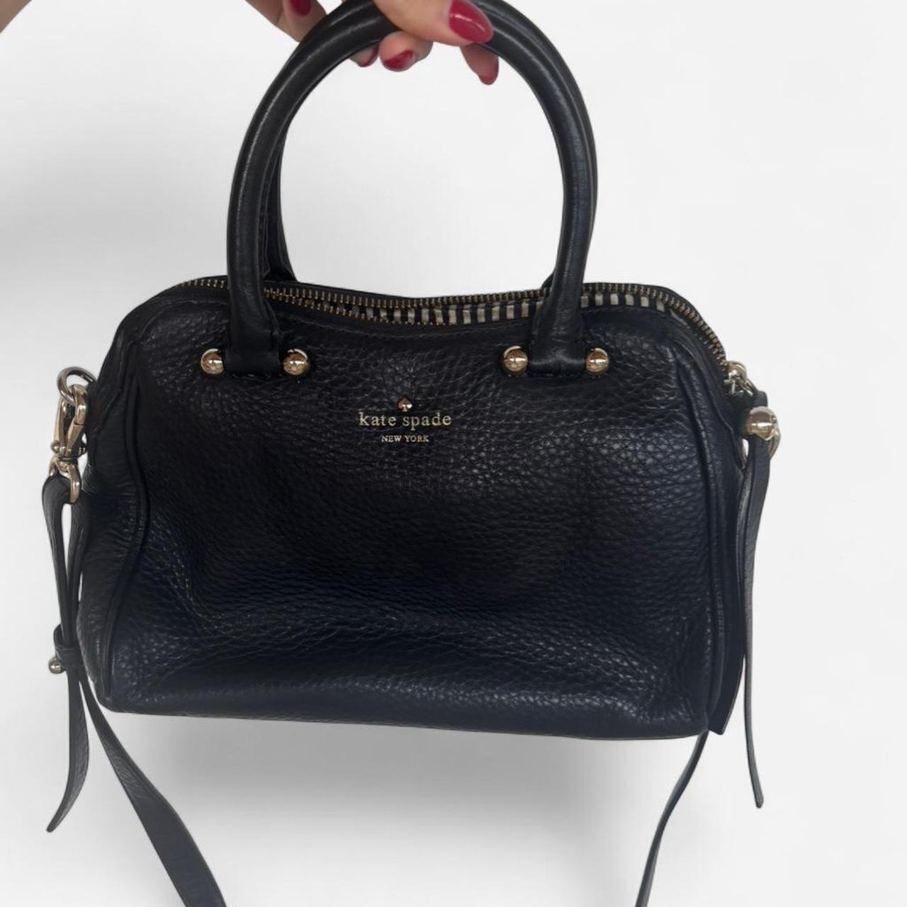 Kate Spade Pebbled Leather Satchel Crossbody Bag
