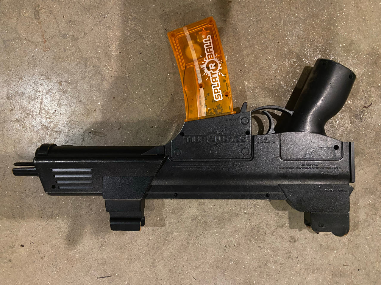 SplatRBall SRB400 painted black ( murdered out) and Hydro Strike Pulsar Pro 