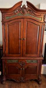 Pulaski Furniture Pineapple Carved Armoire - Image 1