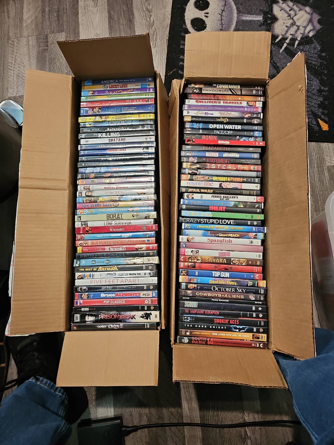 Bulk DVD and Blu-ray Movie Lot