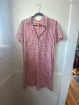 Joe Fresh Short Sleeve Button-Up Shirt Dress. Size 8 - Image 1
