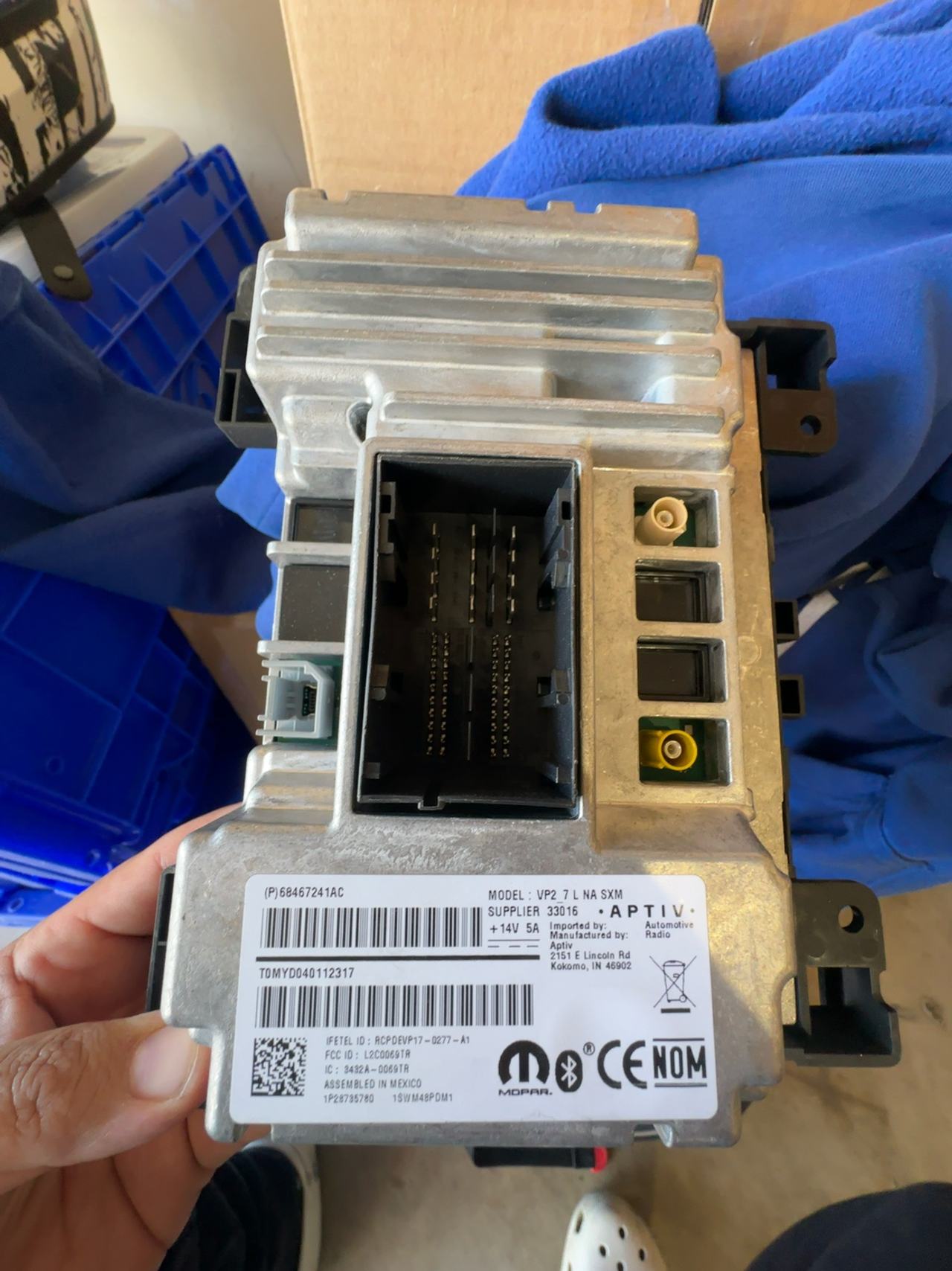 Mopar Uconnect 4C 5-inch Radio