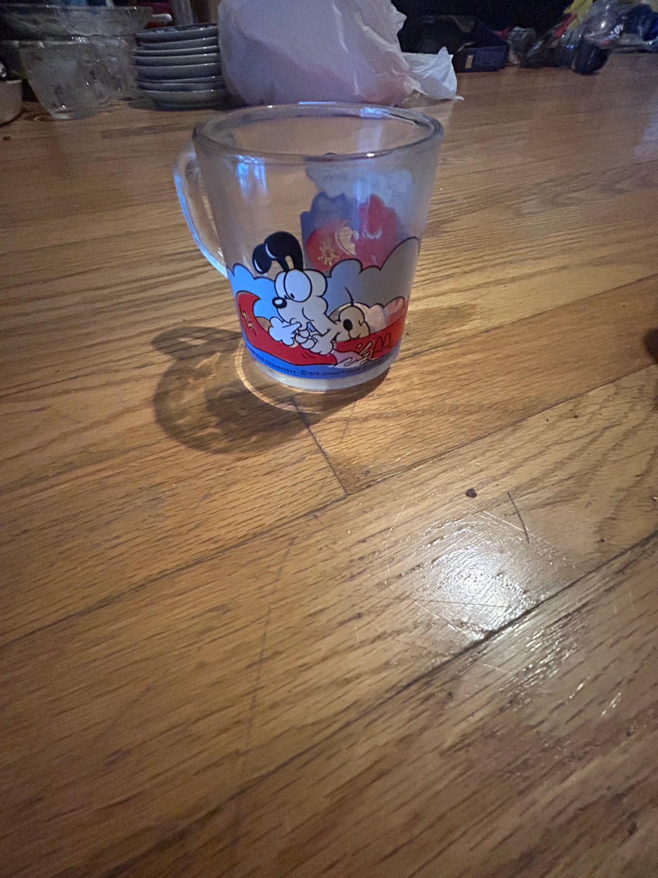 Vintage Snoopy Glass Mug