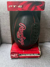 Rawlings PT-6 Precision Grip Full Size Football Black & Red - Image 1