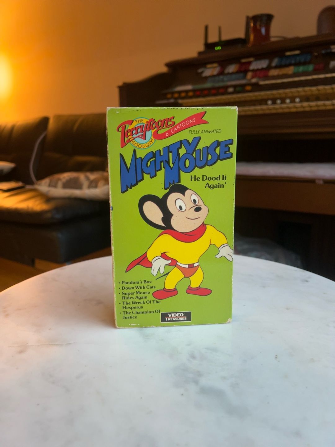 Mighty Mouse VHS Cartoon Tape