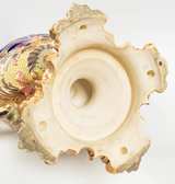 Ornate late 19th-century Austrian Eichwald Majolica vase. - Image 2