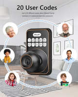 Zowill Keyless Entry with Knob - Electronic Keypad Deadbolt, Keyless Entry - Image 5