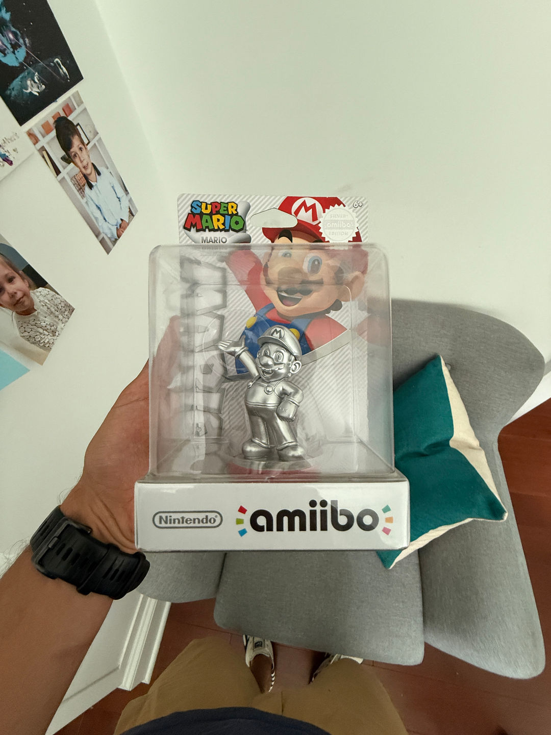 Nintendo Amiibo Super Mario - Silver Mario