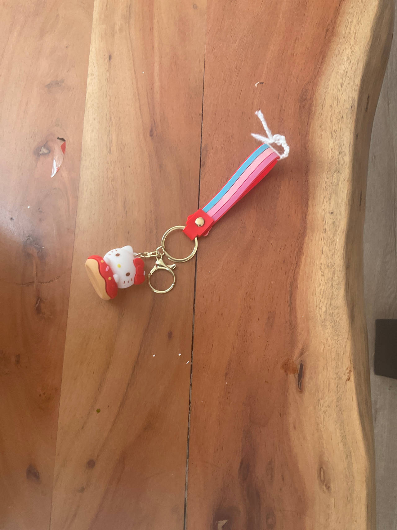 Hello Kitty Keychain with Wrist Strap