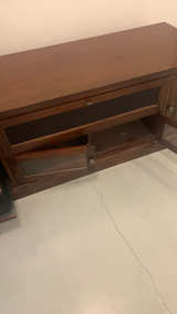 Wooden Media Console Cabinet - Image 3