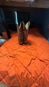 Ostrich Leather Cowboy Boots - Image 2