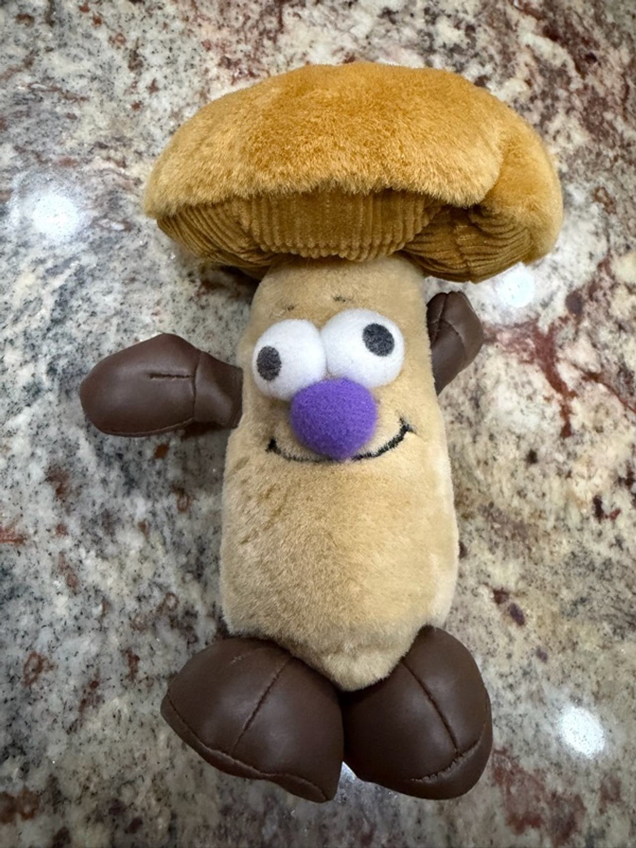 Toy Box Creations Moy Mushroom Plush 6-inch Brown