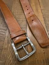 COACH BROWN  Men's Tan Leather Belt 34 - Image 2