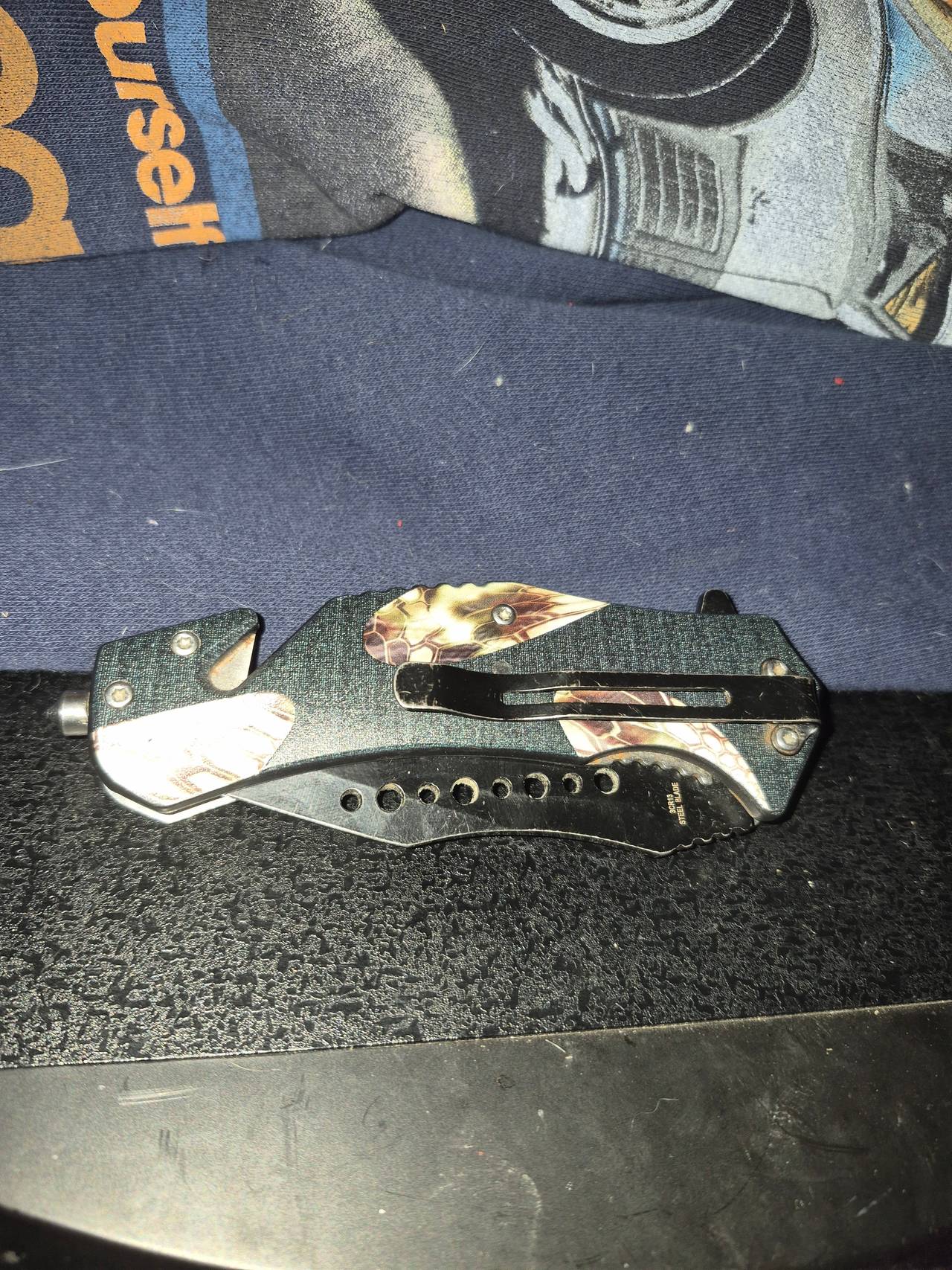 Camo Tactical Folding Pocket Knife