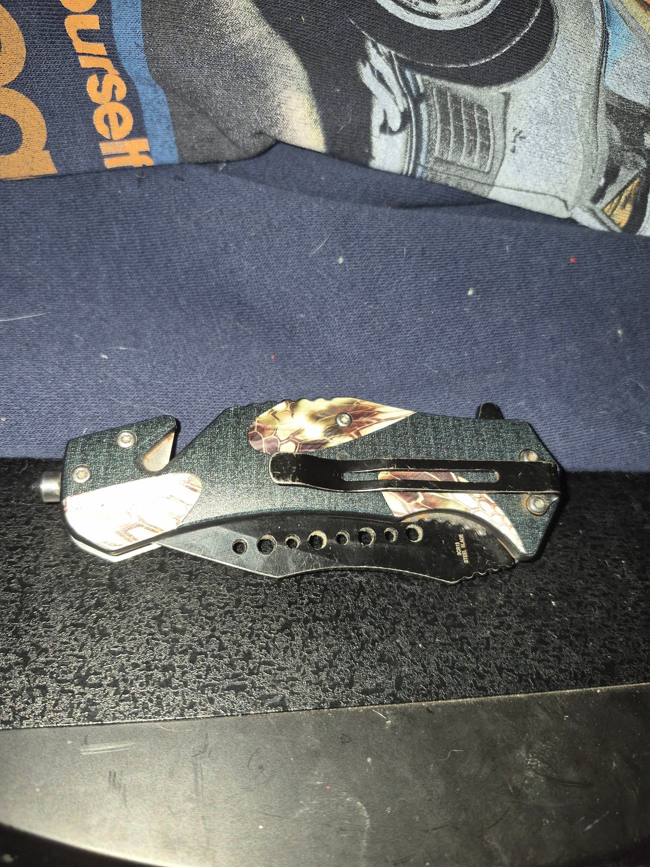 Camo Tactical Folding Pocket Knife