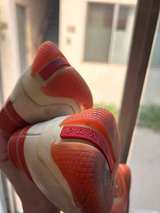 Prada Linea Rossa Beige Leather Sneakers - Image 5