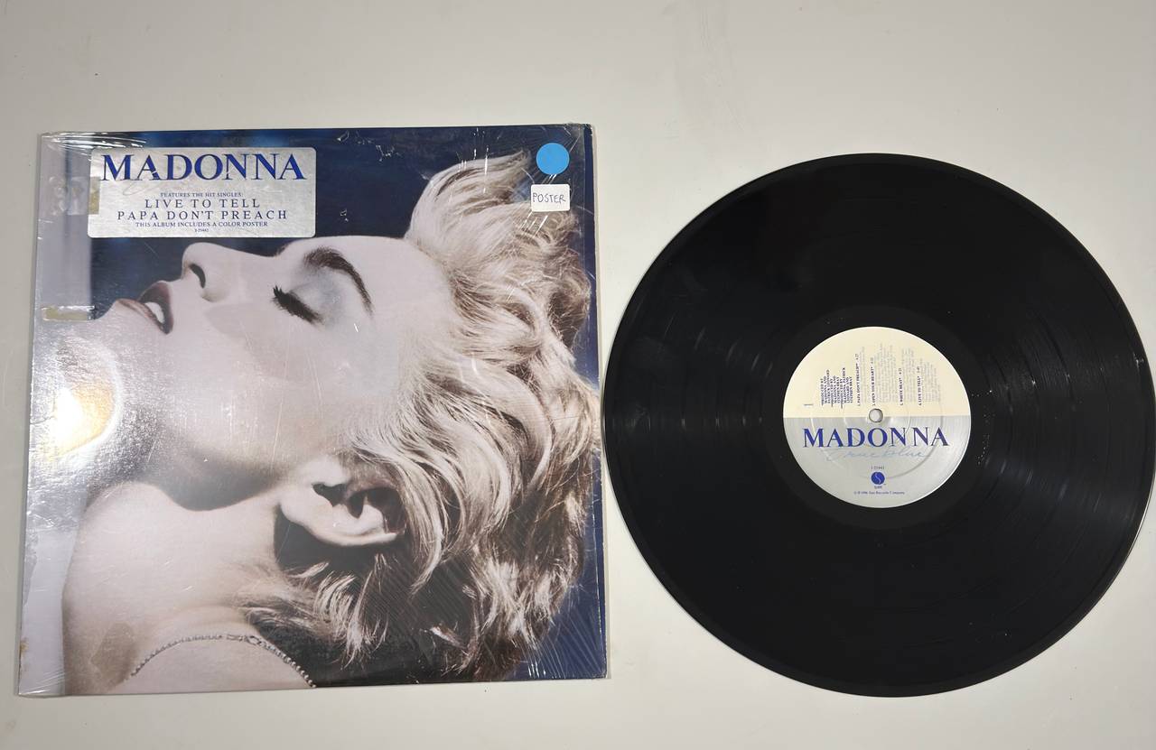 Madonna - True Blue Vinyl LP with Posters