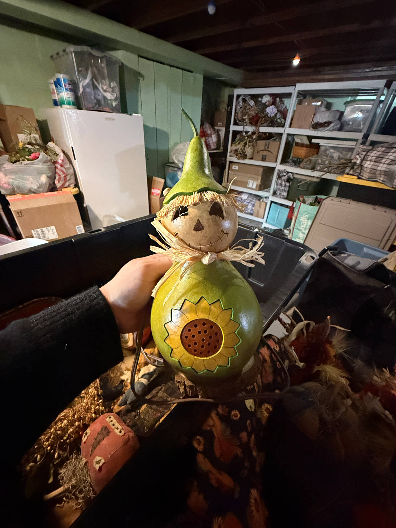 Meadowbrooke Gourds Scarecrow Sunflower Gourd