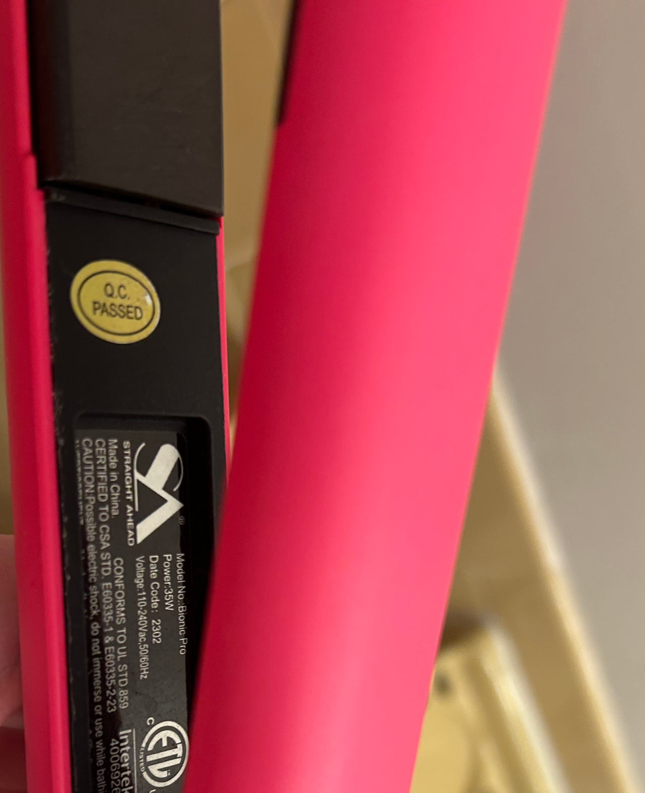 Straight Ahead Bionic Pro Ceramic Flat Iron