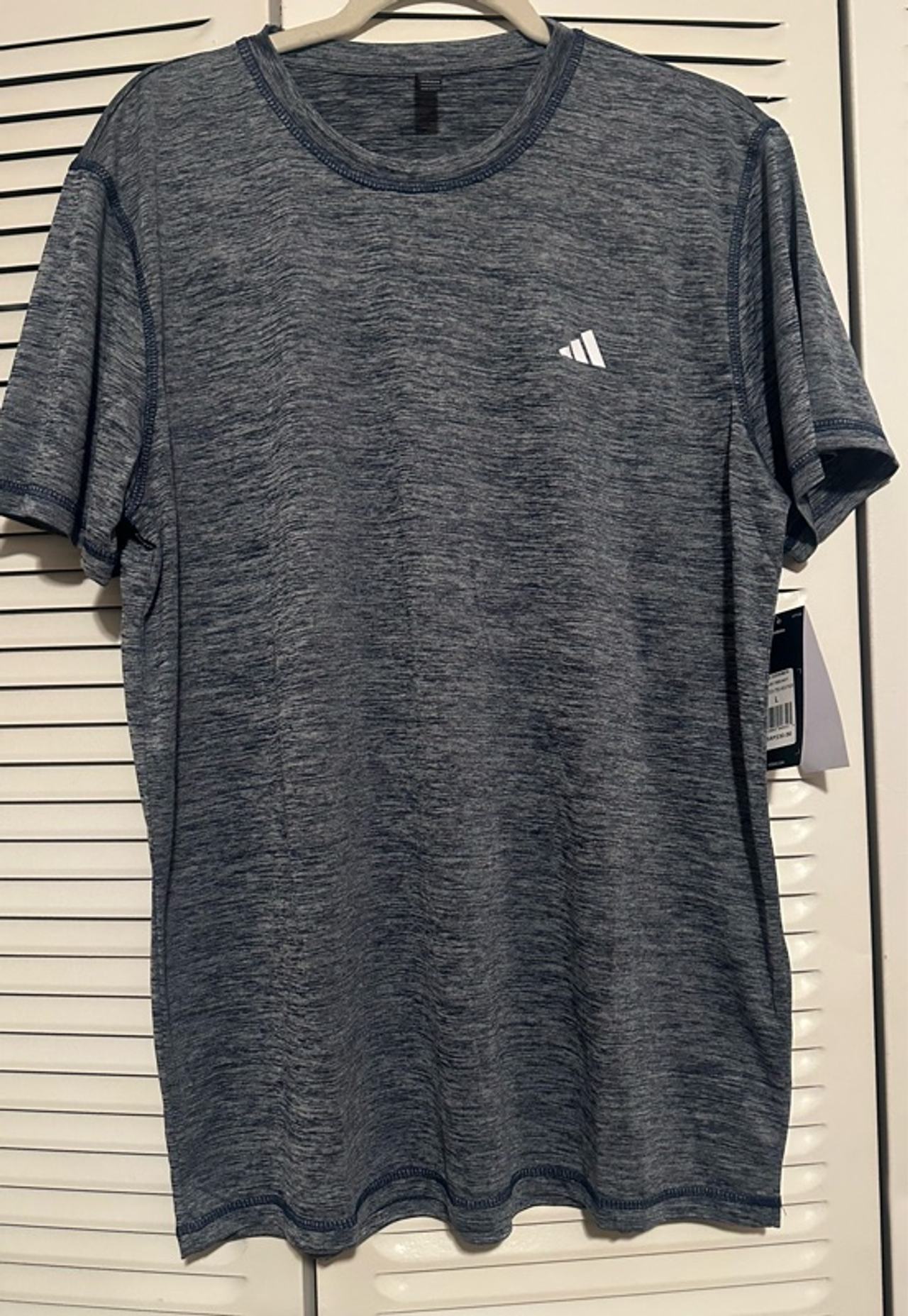 Adidas Men’s Lightweight Breathable Soft Golf Tech Tee Heather