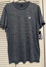 Adidas Men’s Lightweight Breathable Soft Golf Tech Tee Heather - Image 1