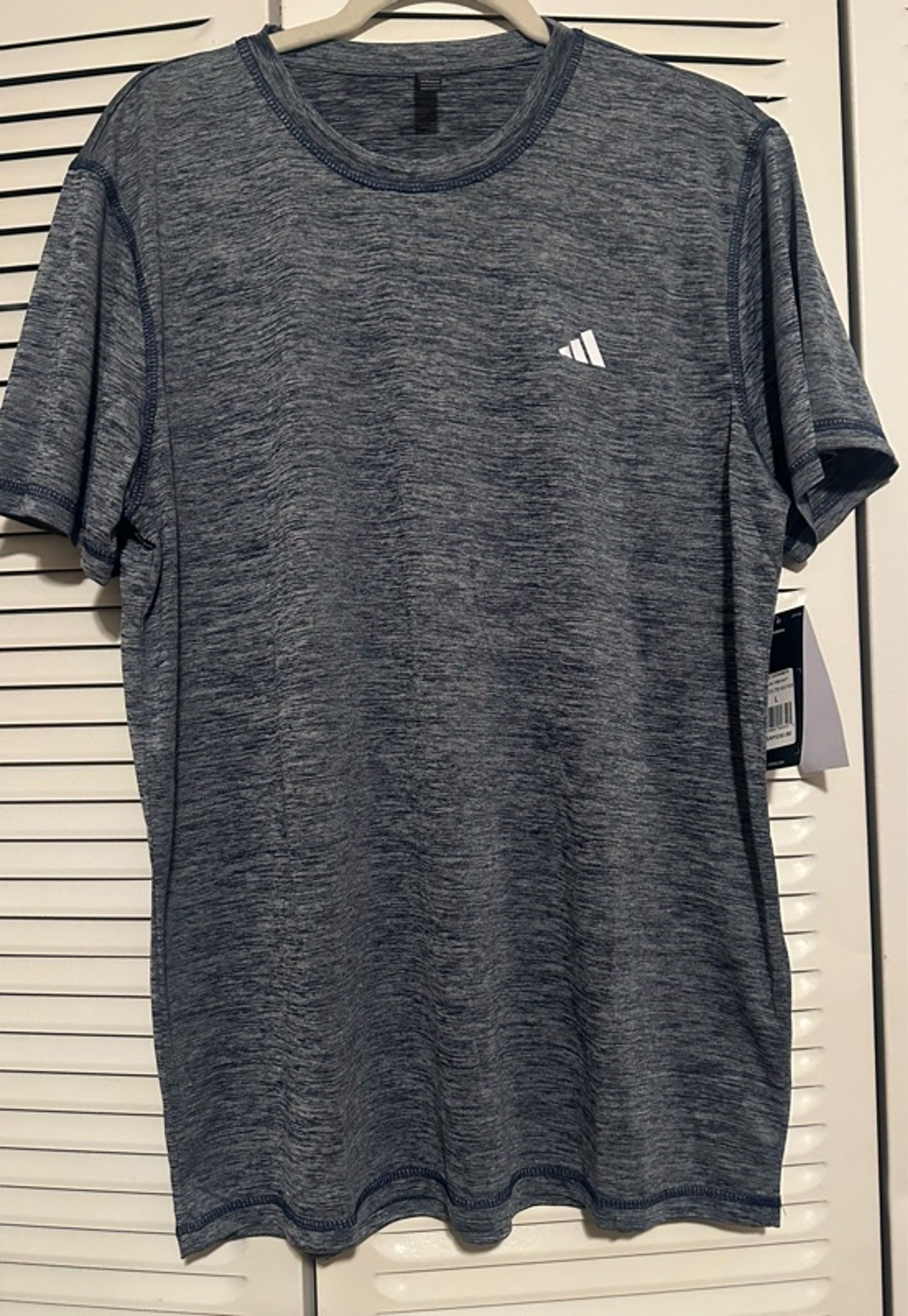 Adidas Men’s Lightweight Breathable Soft Golf Tech Tee Heather