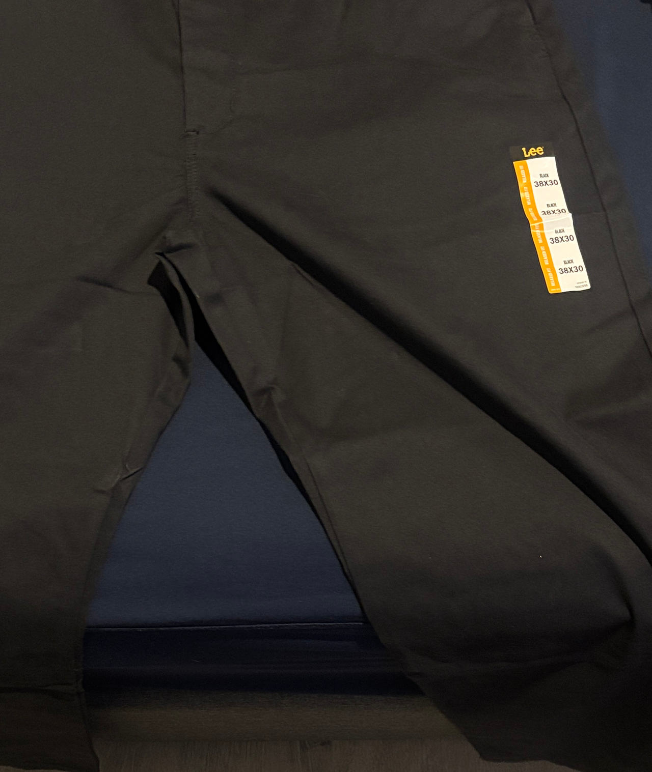 Lee Men's Black Pants 38x30