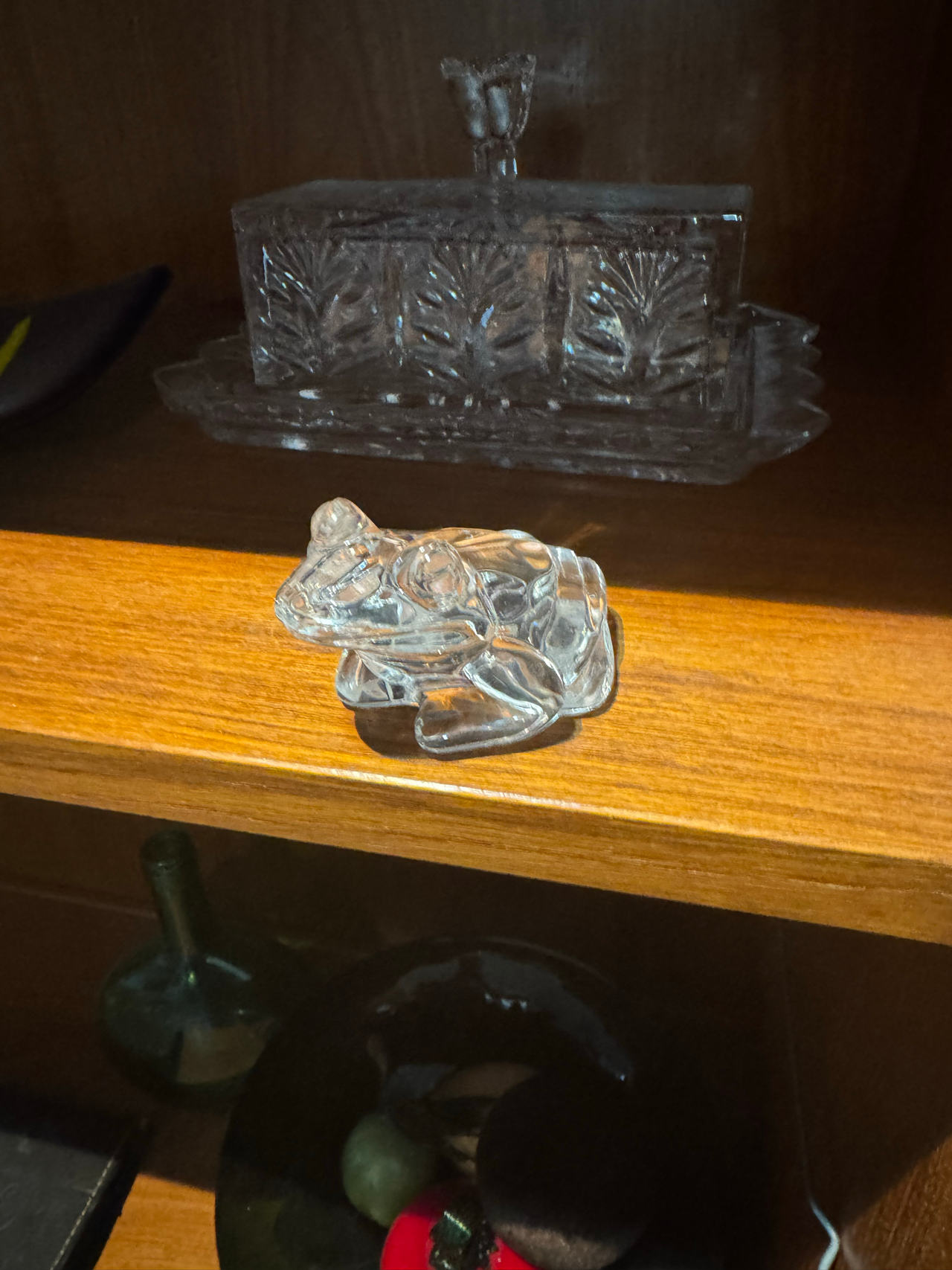 Baccarat Crystal Frog Figurine