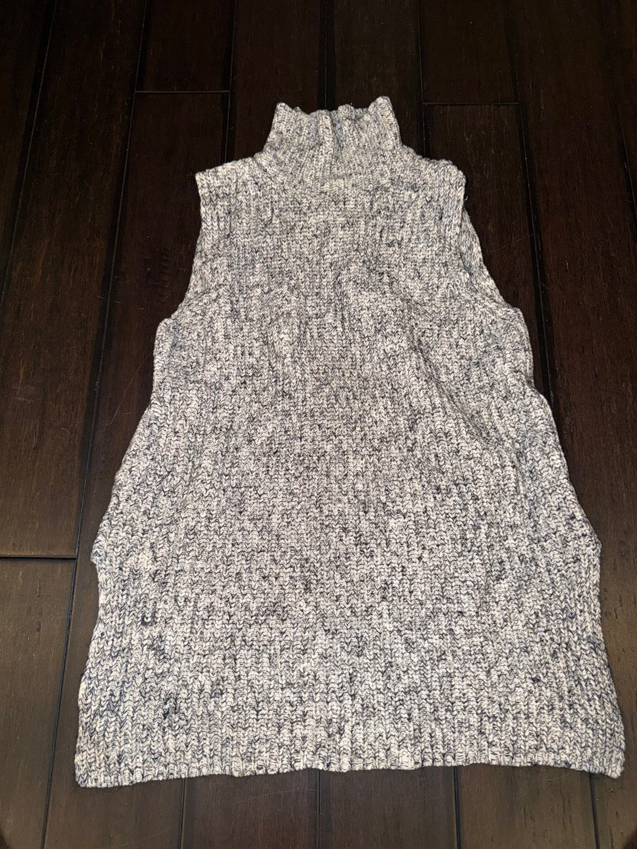 ALEXANDER WANG Sleeveless Mock Neck Knit Sweater Size Small