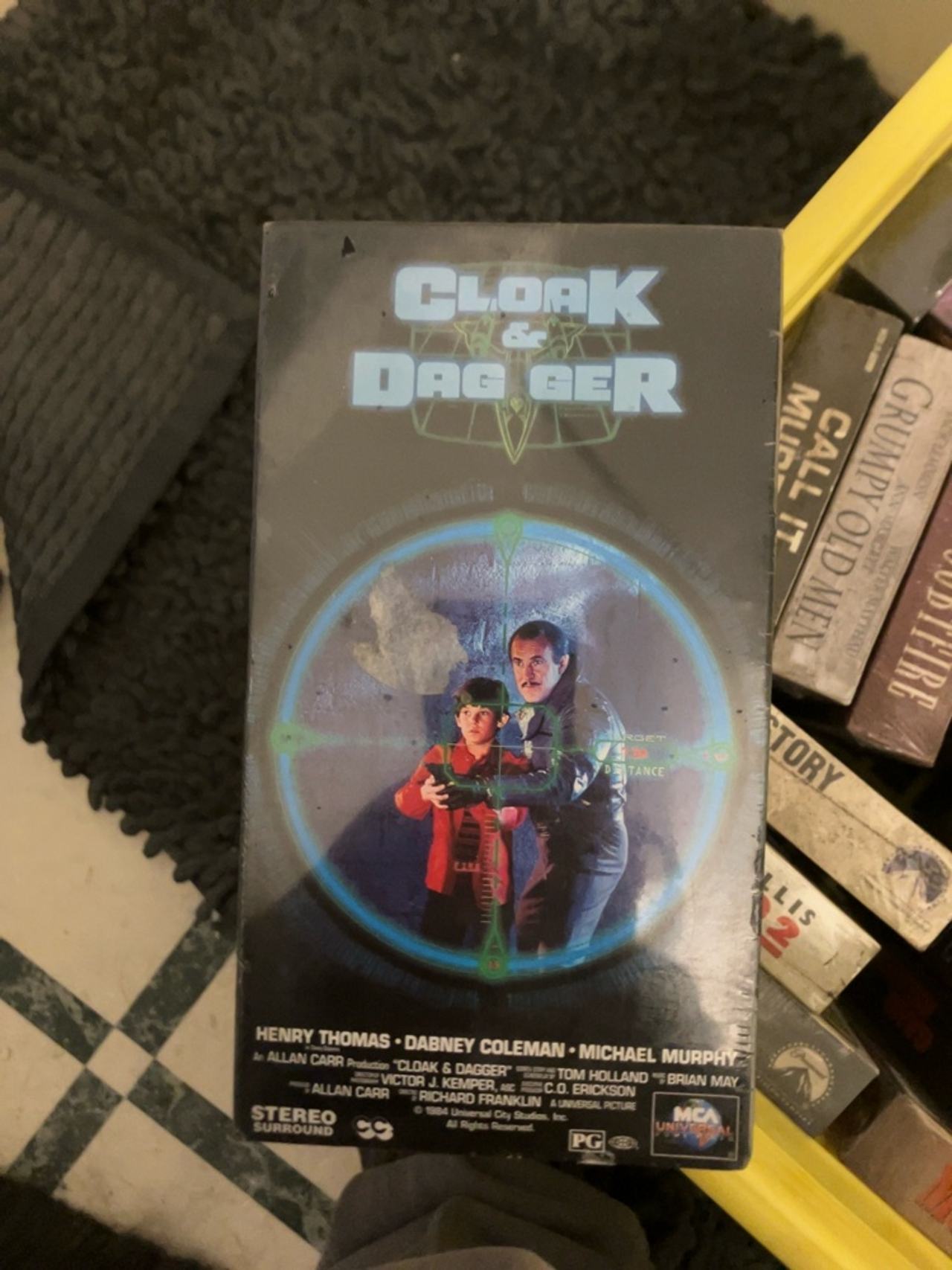 Cloak & Dagger 1984 VHS Tape Factory sealed