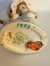 Vintage Lefton Valentine Girl with Dog and Lollipop Porcelain Figurine - Image 2