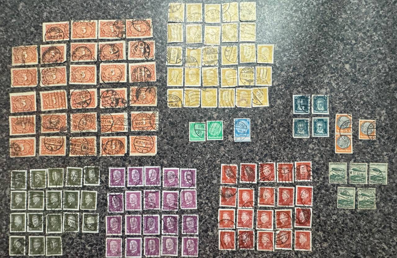 Vintage German Stamp Collection (Deutsches Reich)
