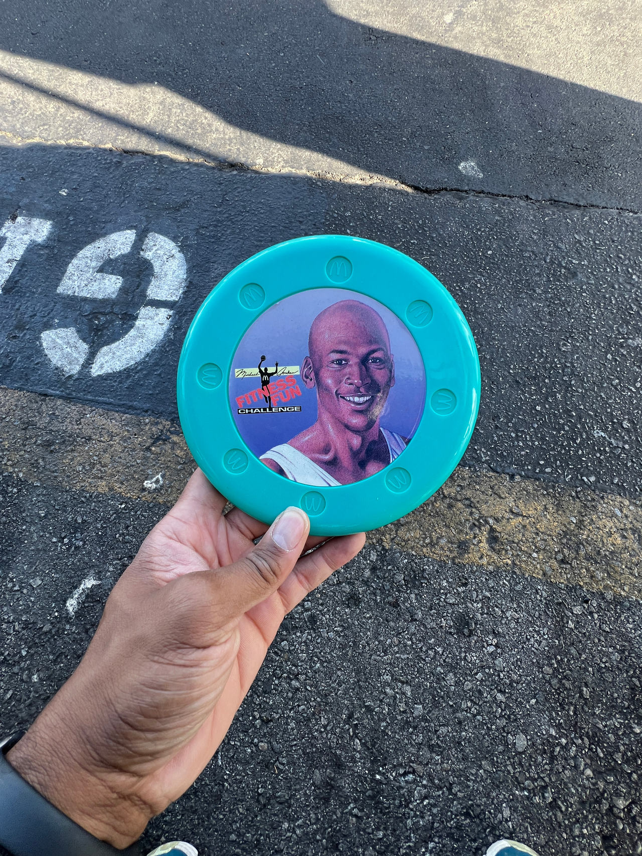 Michael Jordan Fitness Challenge Flying Disc