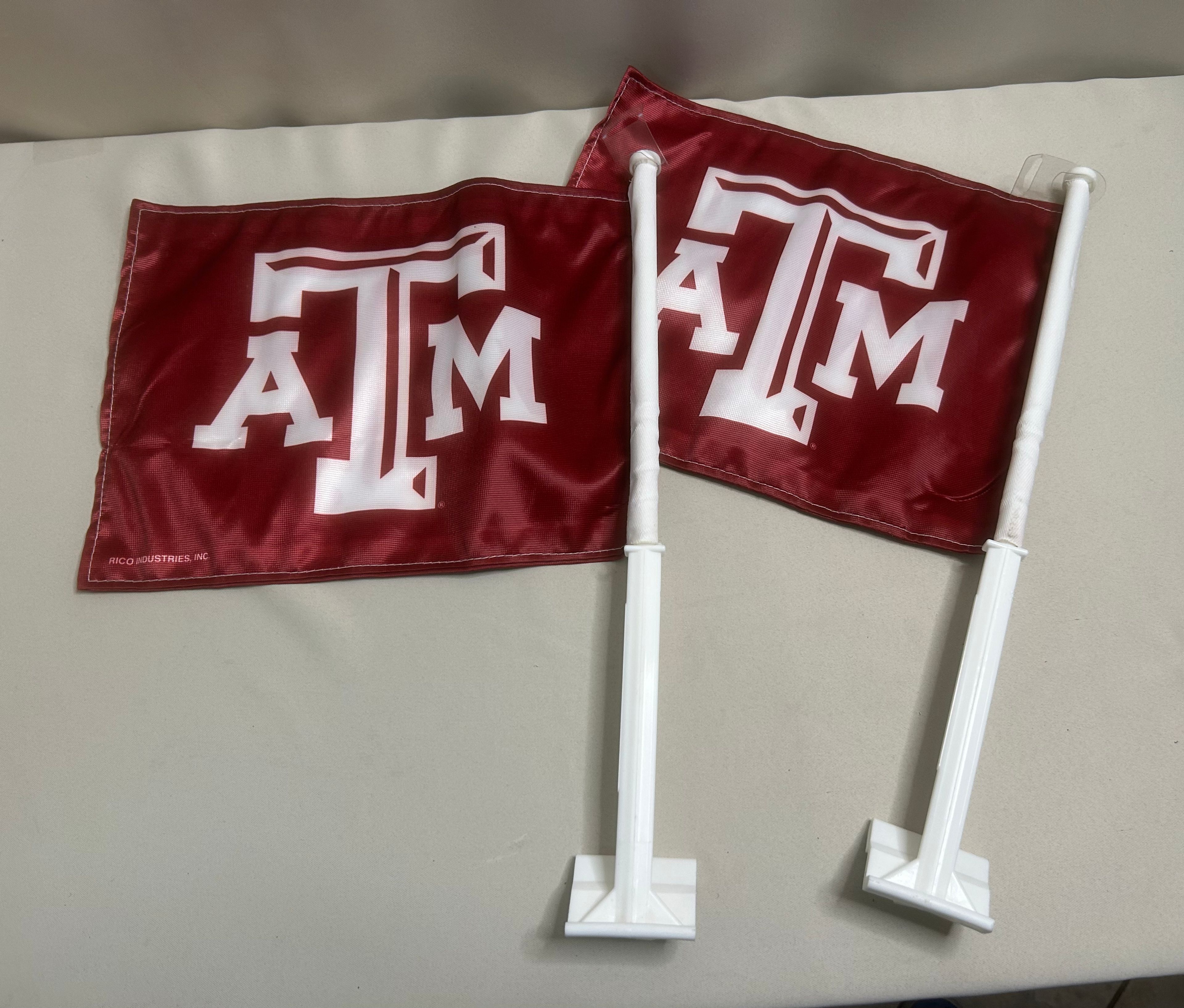 Rico Industries Texas A&M Aggies Car Flag 2-Pack