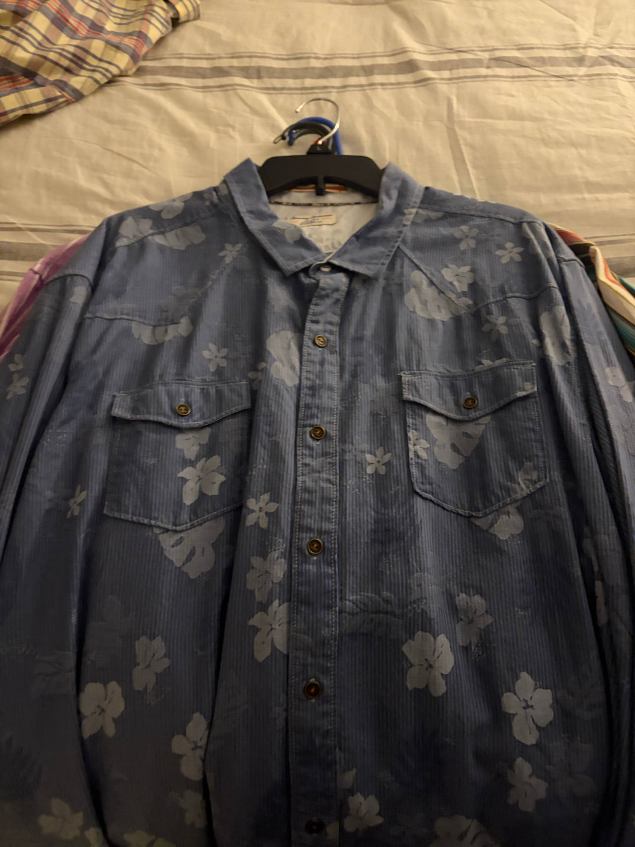 Blue Floral Western Shirt Tommy Bahama