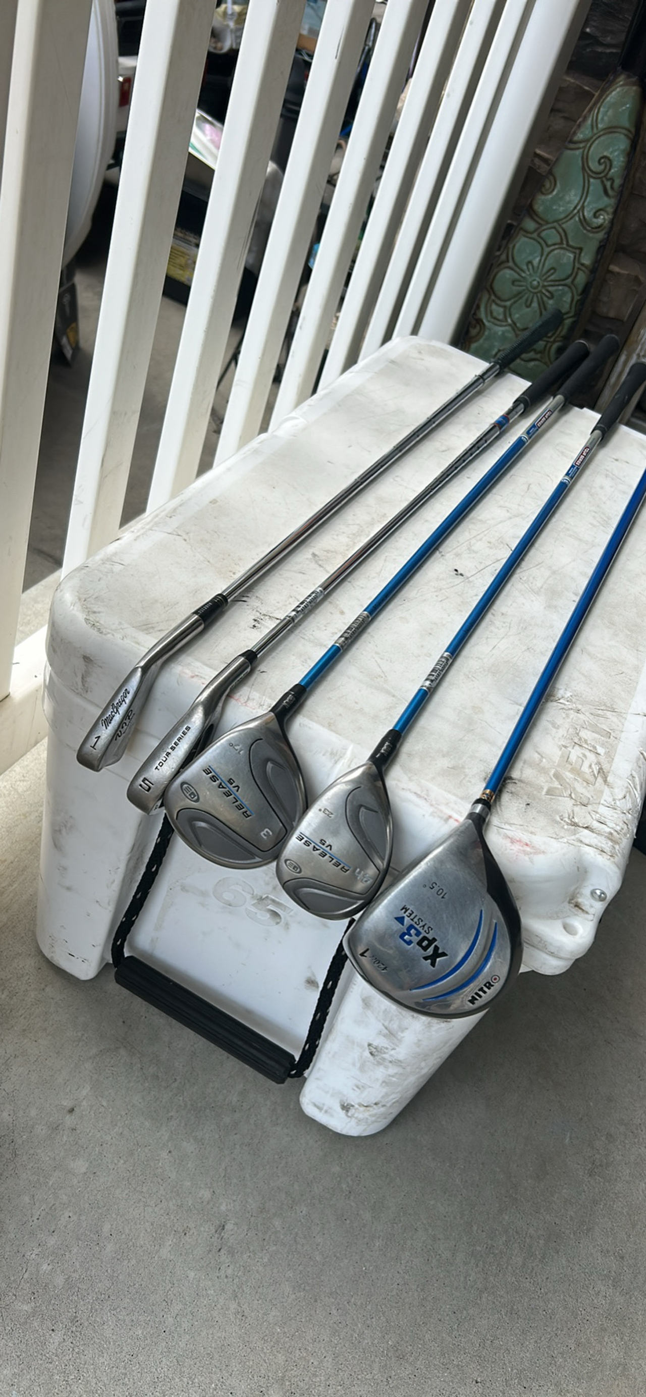 Golf set (D,3w, 5w, 5i, 1i)