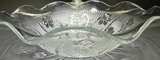 Jeannette Glass Iris and Herringbone Ruffled Bowl - Image 2