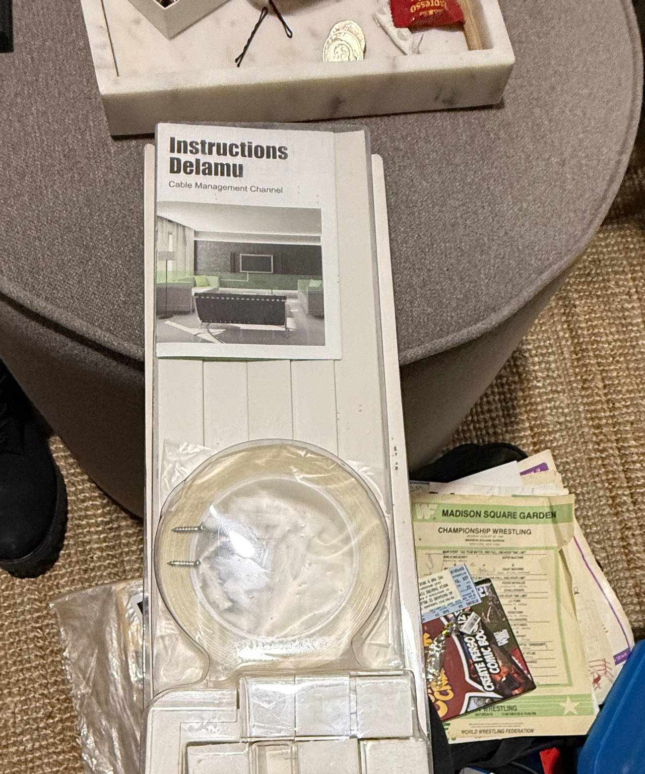 Delamu Cable Management Channel Kit