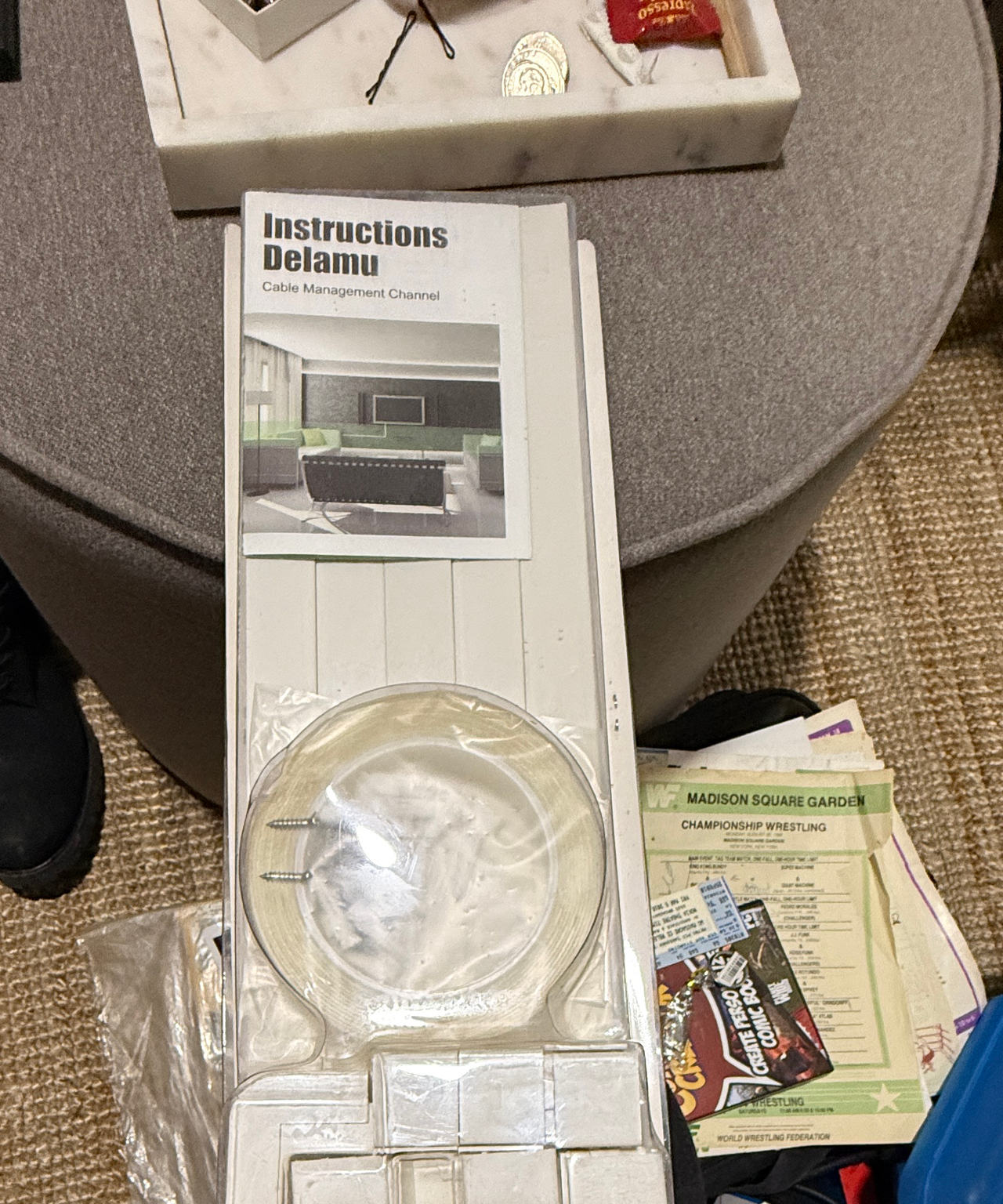 Delamu Cable Management Channel Kit