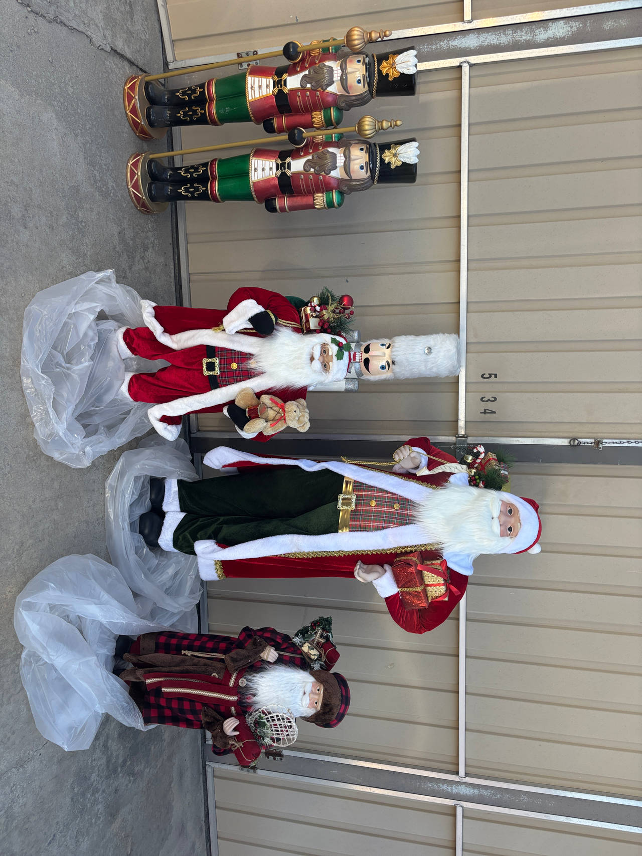 Christmas Santa Claus and Nutcracker Figures
