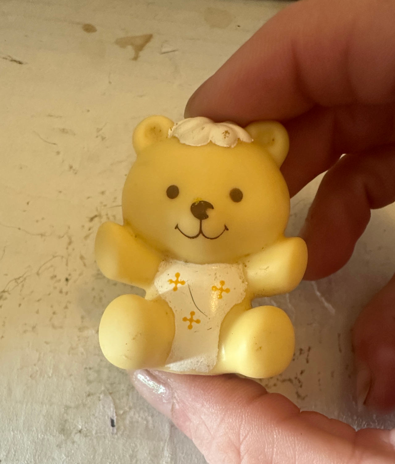 Strawberry Shortcake Butter Cookie pet figure. JELLY BEAR vtg 1980s  128