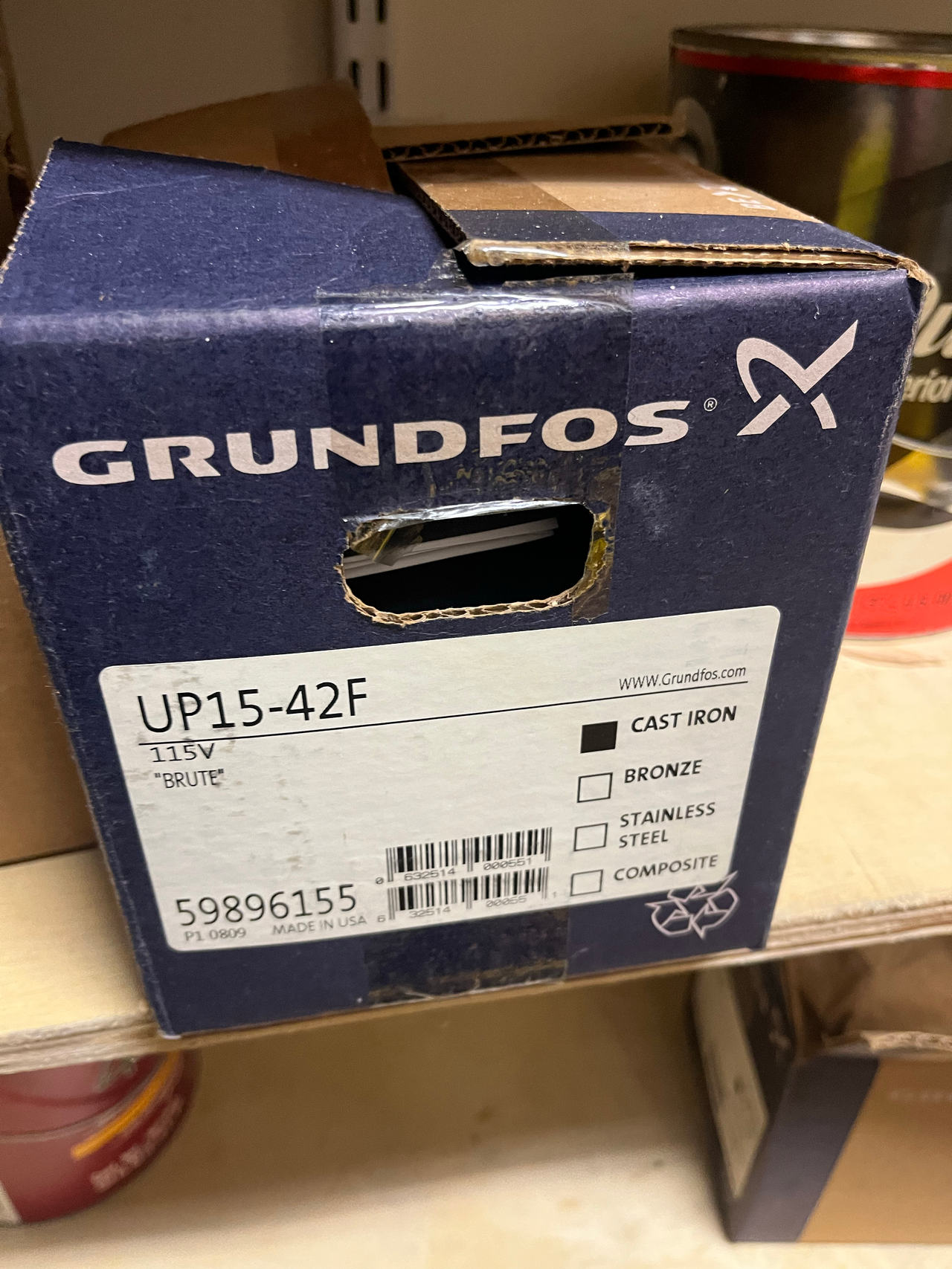Grundfos UP15-42F Circulator Pump