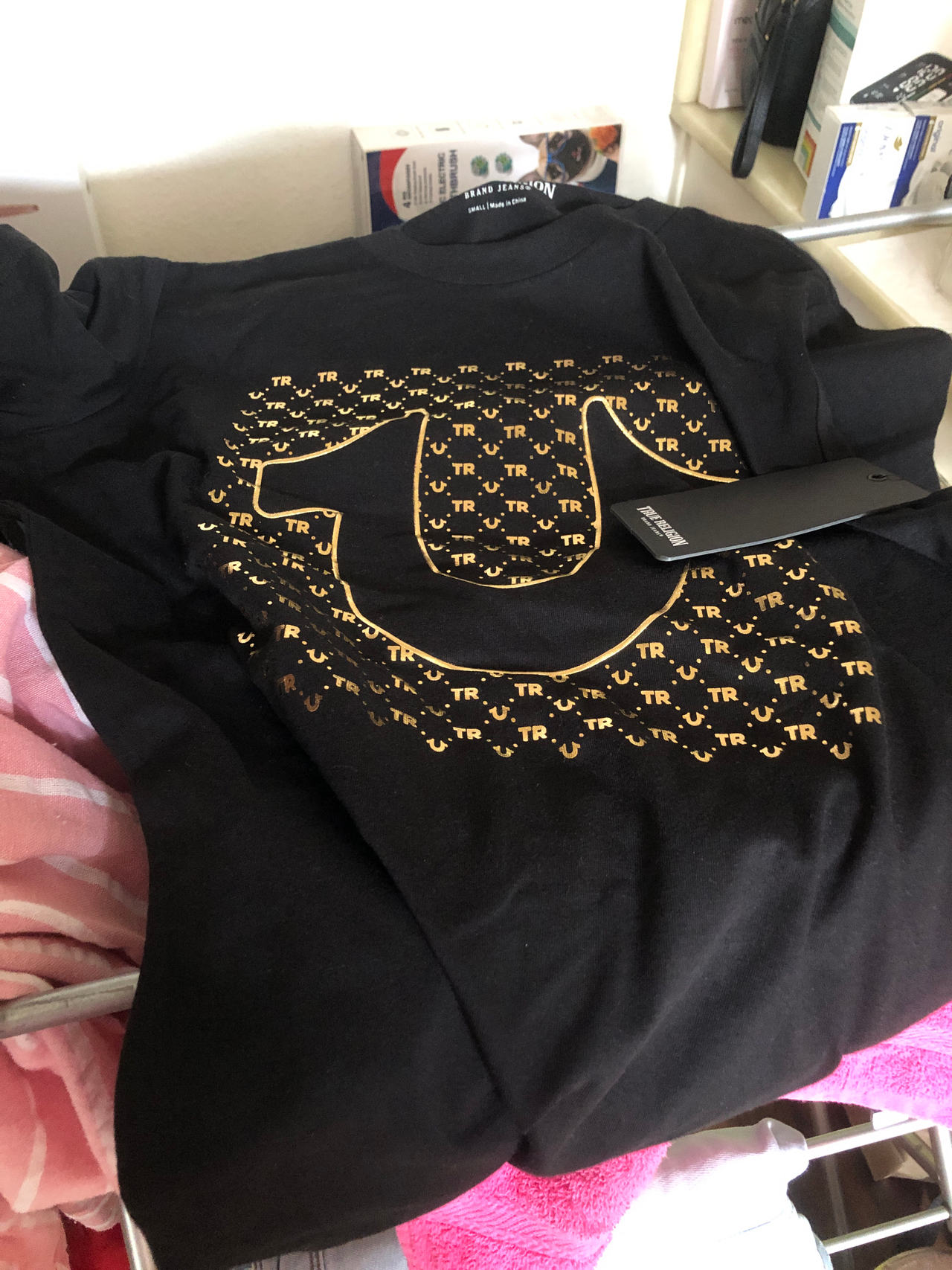 True Religion Women’s Horseshoe Logo Graphic T-Shirt